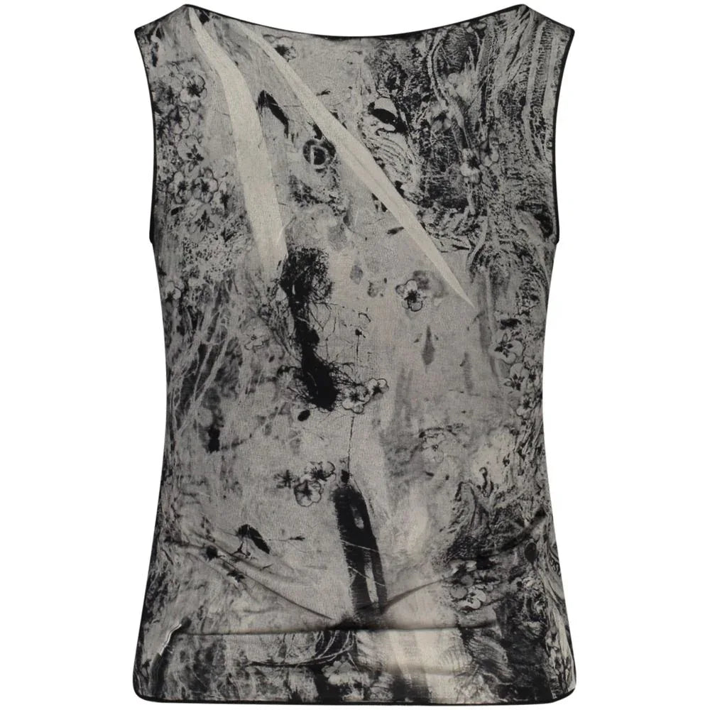 Desigual Black Viscosa Women Tank Top