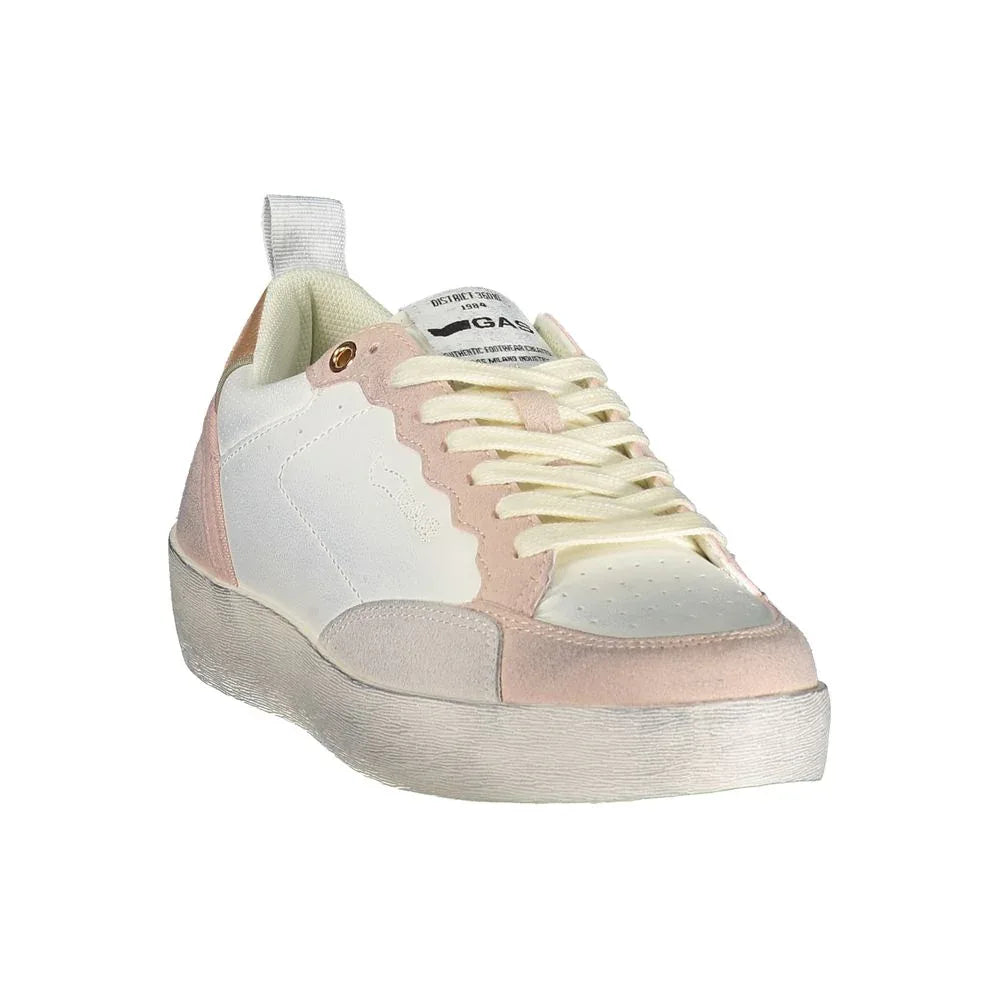 Gas Bianco Poliuretano Women Sneaker