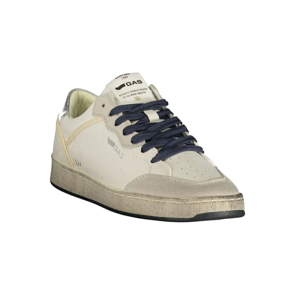 Gas Bianco Polyurethane Women Sneaker