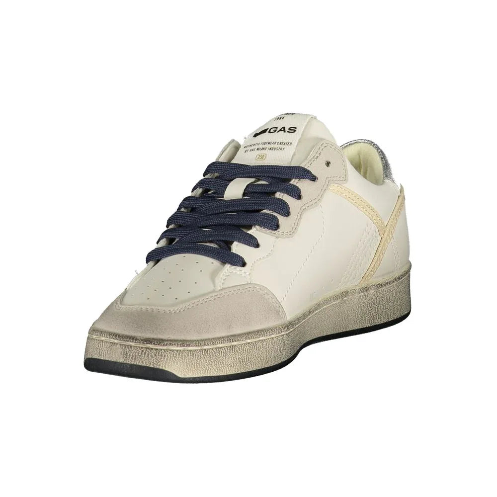 Gas Bianco Polyurethane Women Sneaker