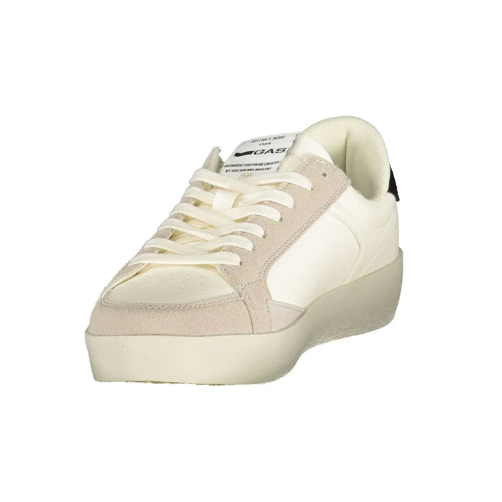 Gas Bianco Polyurethane Women Sneaker