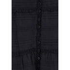 Marant Etoile Black Viscose Long Skirt