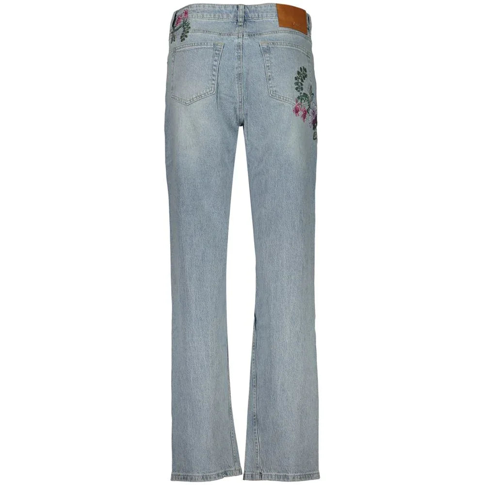 Desigual Azzurro Cotton Women's Jean