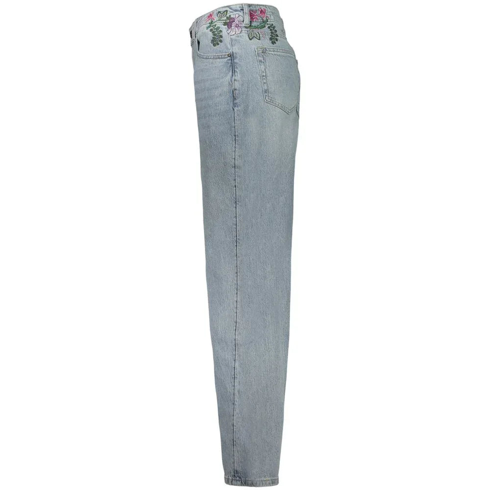 Desigual Azzurro Cotton Women's Jean