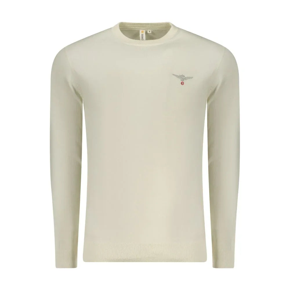 Accademia Militare Bianco Cotton Men's Sweater - Zeiniez