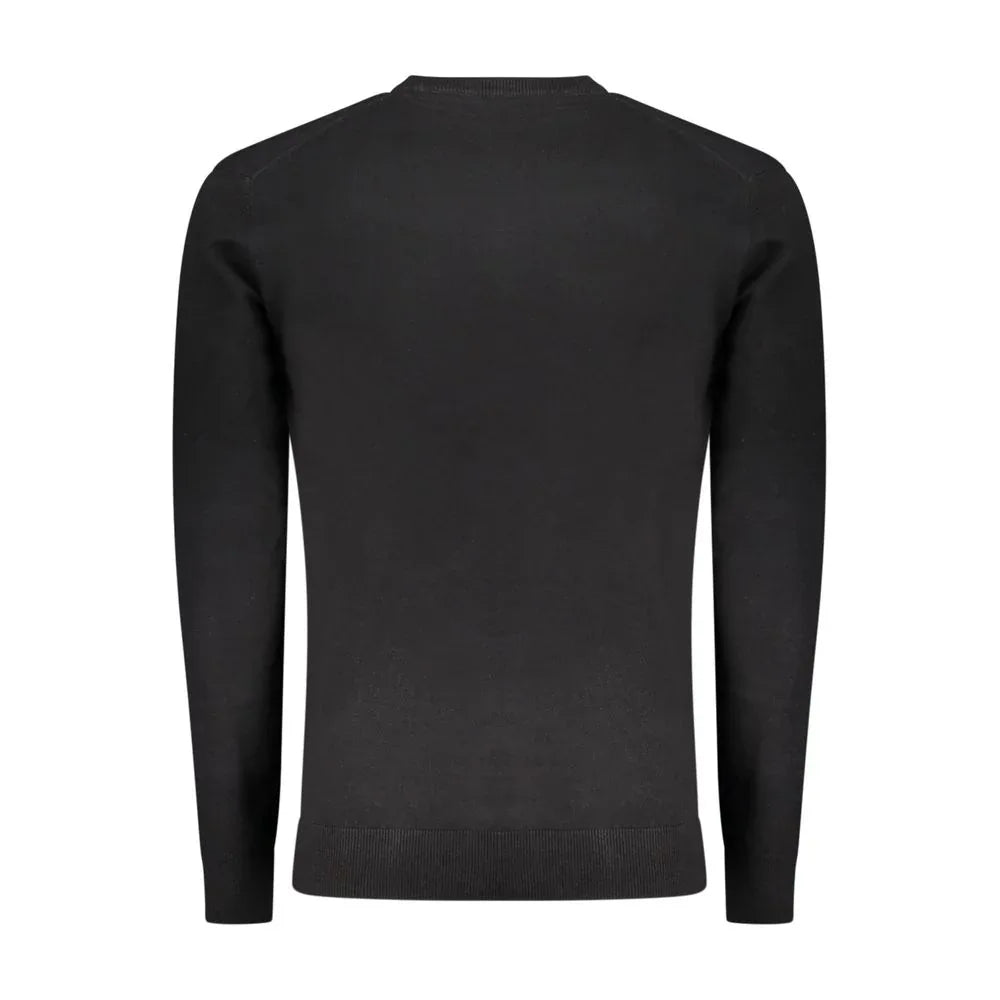 Accademia Militare Black Cotton Men's Sweater - Zeiniez