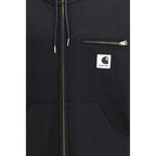 Sacai Black Cotton Sweatshirt