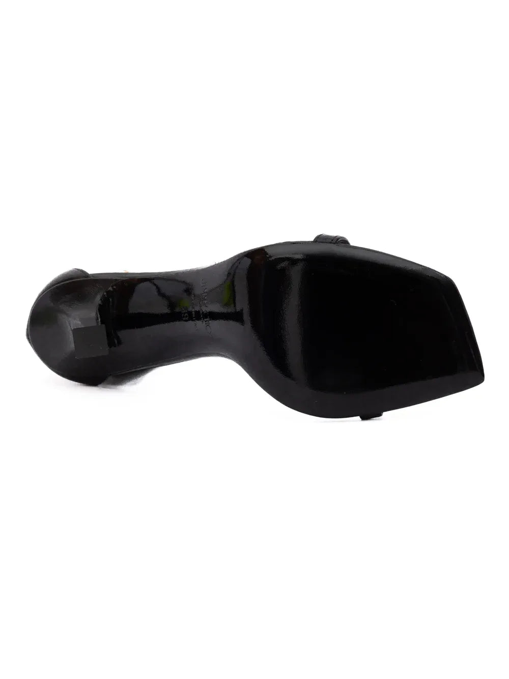 Jimmy Choo Black Leather Verity Sandals 100