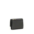 Ferragamo Black Calf Leather Bos Taurus Wallet