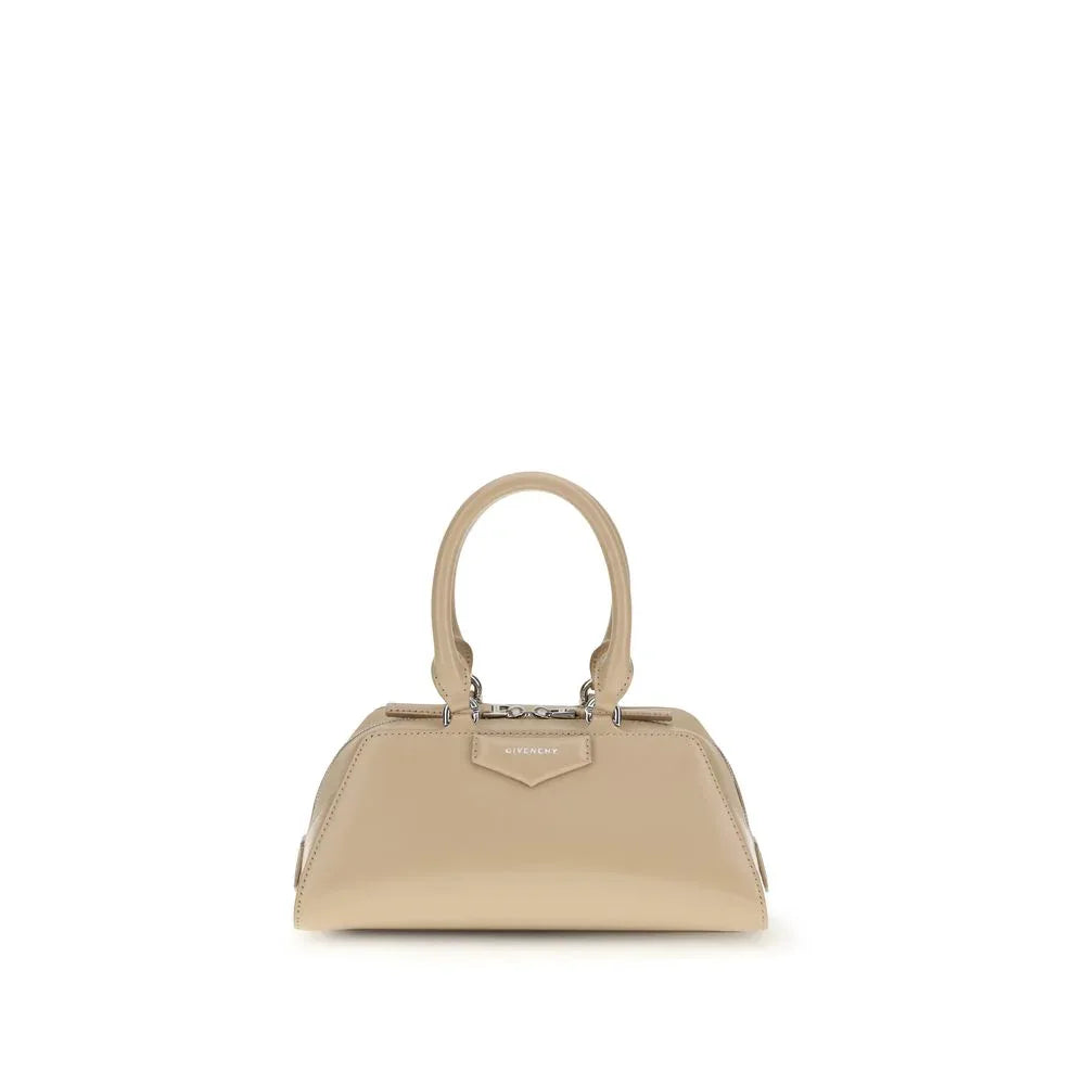 Givenchy Beige Calf Leather Bos Taurus Handbag - Zeiniez
