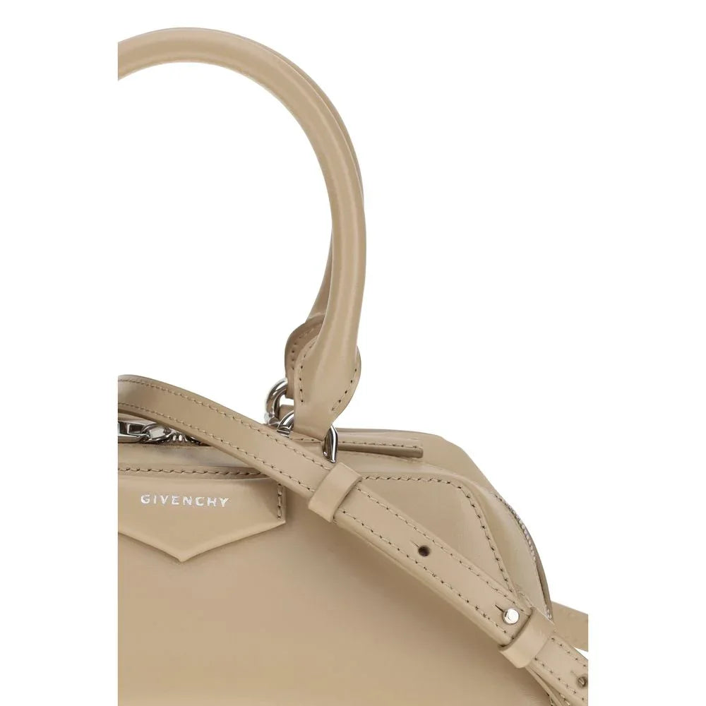 Givenchy Beige Calf Leather Bos Taurus Handbag - Zeiniez