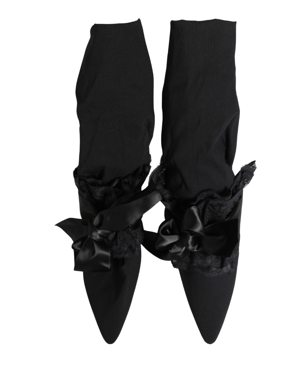 Dolce & Gabbana Black Suede Mid Calf Boots Shoes
