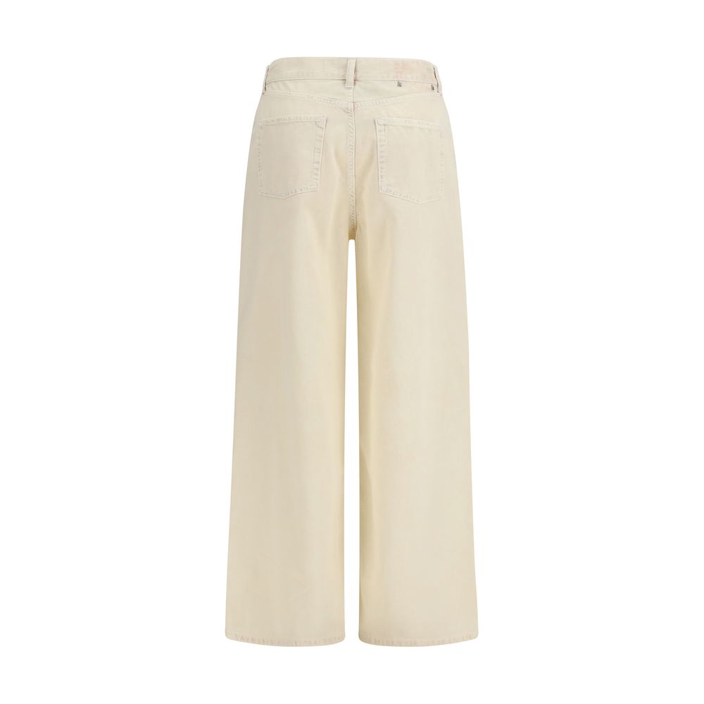 Golden Goose Bicolor Cotton Relaxed Fit Jeans
