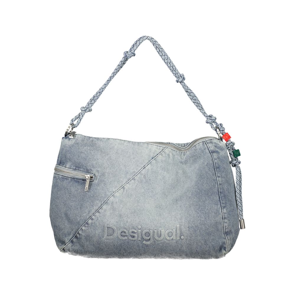 Desigual Azzurro Cotton Women Handbag
