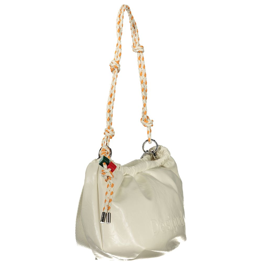 Desigual Ecru Polyurethane Women Handbag