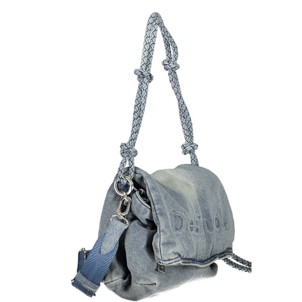 Desigual Blue Cotton Women Handbag