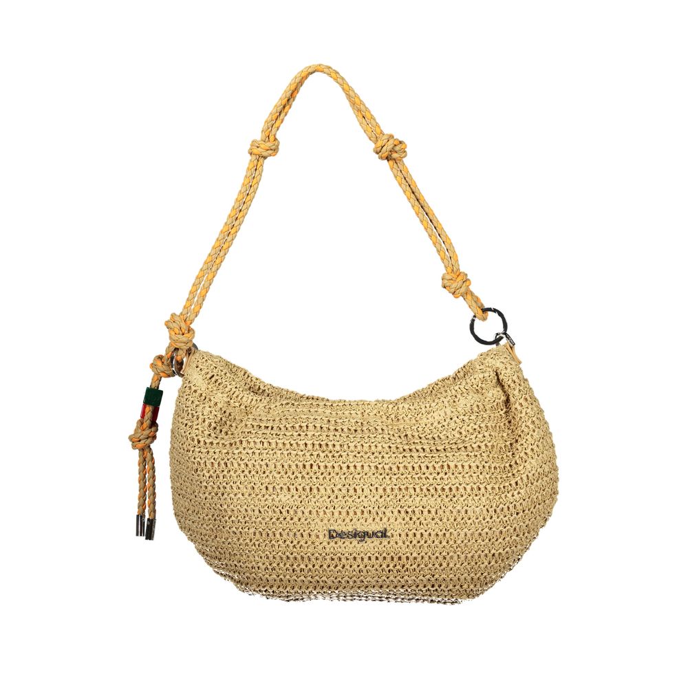 Desigual Beige Polyurethane Women Handbag