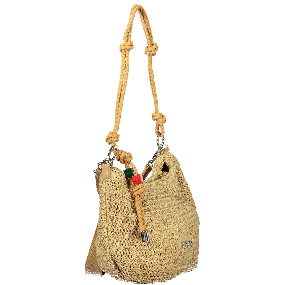 Desigual Beige Polyurethane Women Handbag