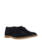 Eleventy Blue Leather Oxfords And Derbies
