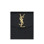 Saint Laurent Black Calf Leather Bos Taurus Accessories