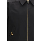 Valentino Black Cotton Bomber