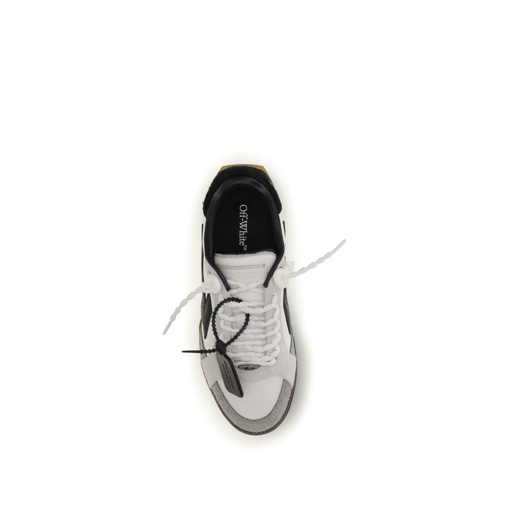 Off-White Multicolor Calf Leather Bos Taurus Low Top Sneakers