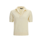 Dolce & Gabbana Beige Cotton Polo Shirt