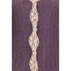Valentino Purple Viscose Cardigan
