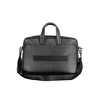 Piquadro Nero Leather Men Briefcase