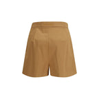 Max Mara Beige Cotton Bermuda Shorts