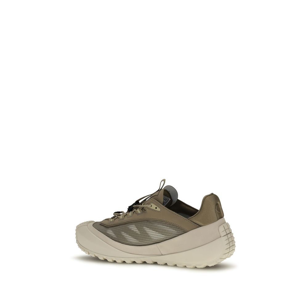 Moncler Gray Polyester Athletic Sneakers