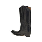 Maison Margiela Black Calf Leather Bos Taurus Ankle Boots