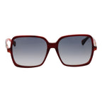 Max Mara Burgundy Acetate Sunglasses