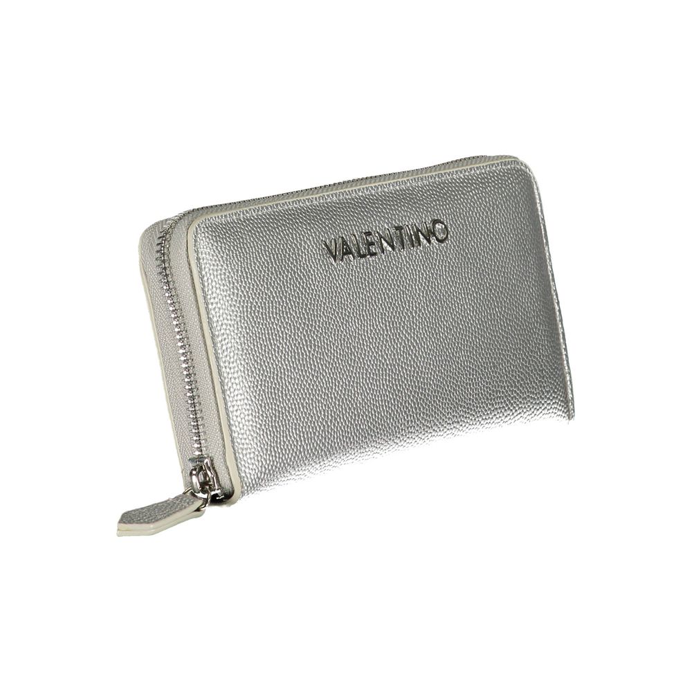 Mario Valentino Silver Polyurethane Women Wallet