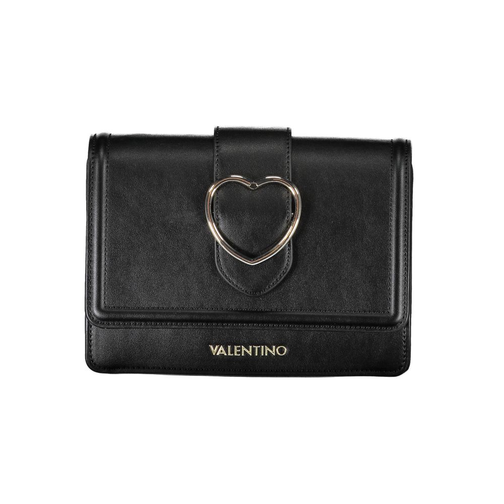 Mario Valentino Black Polyurethane Women Handbag