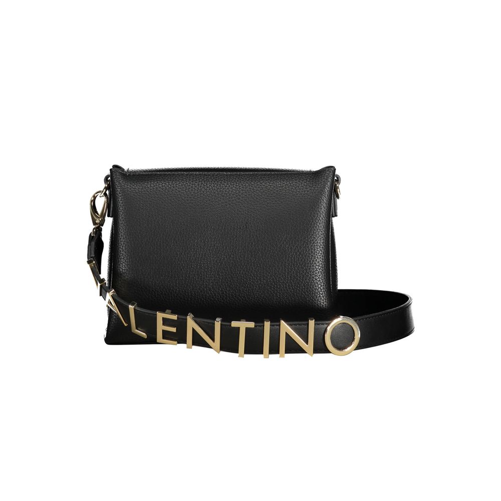Mario Valentino Black Polyurethane Women Handbag