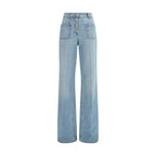 Valentino Blue Cotton Jeans Denim