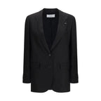 Lardini Black Linen Blazer