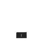Saint Laurent Black Calf Leather Bos Taurus Wallet