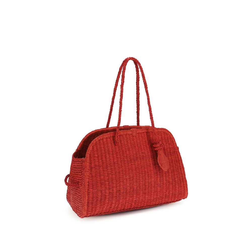 Jacquemus Multicolor Raffia Handbag