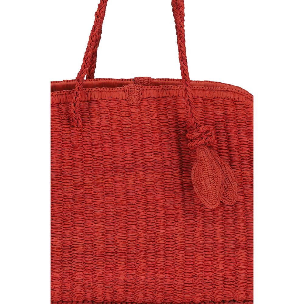 Jacquemus Multicolor Raffia Handbag