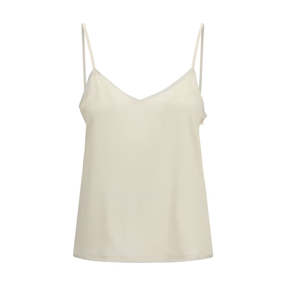 Fabiana Filippi Beige Acetate Blouse
