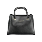 Mario Valentino Black Polyurethane Women Handbag