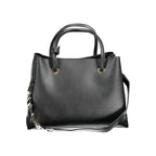 Mario Valentino Black Polyurethane Women Handbag