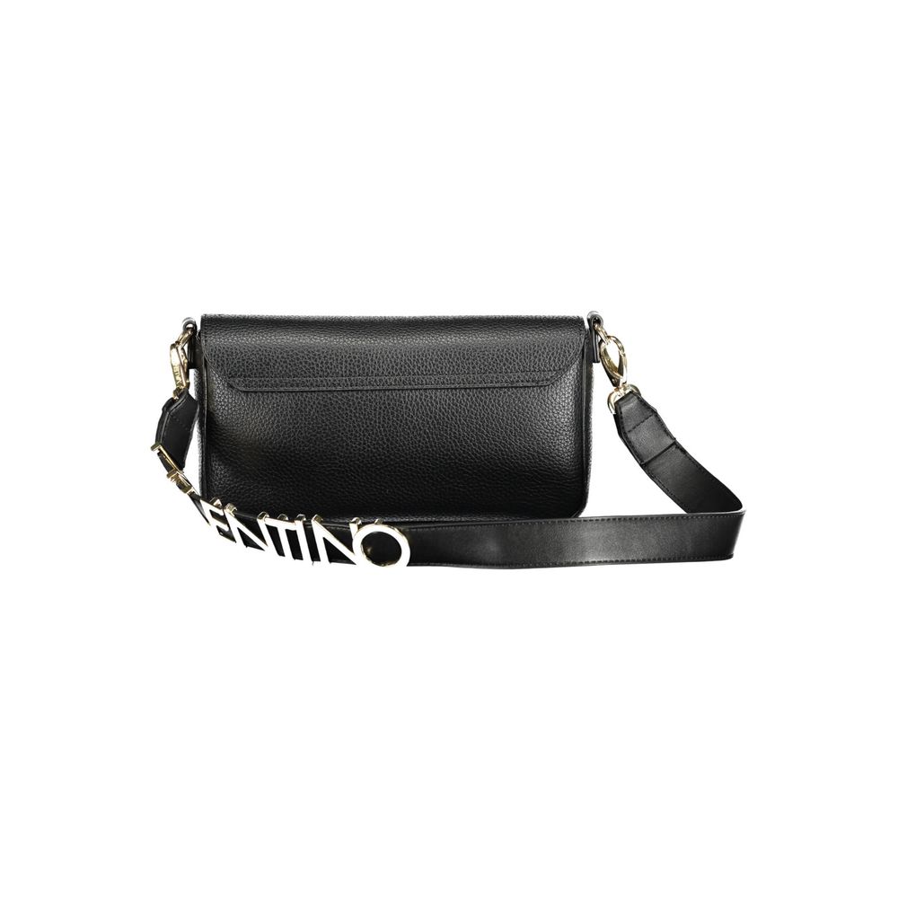Mario Valentino Black Polyurethane Women Handbag