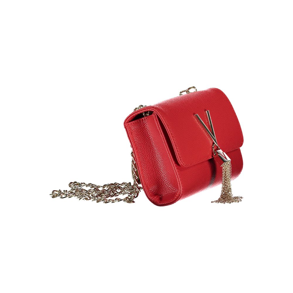 Mario Valentino Red Polyurethane Women Handbag