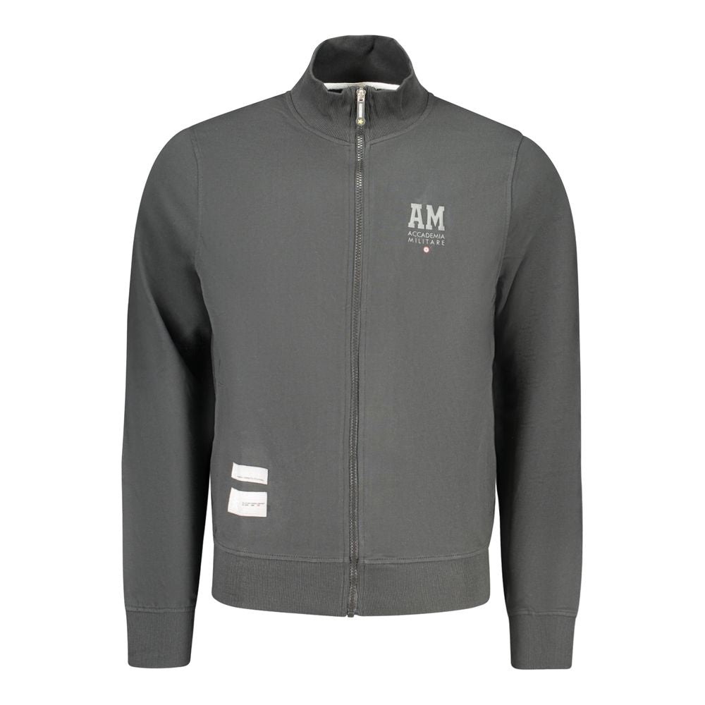 Accademia Militare Black Cotton Sweatshirt