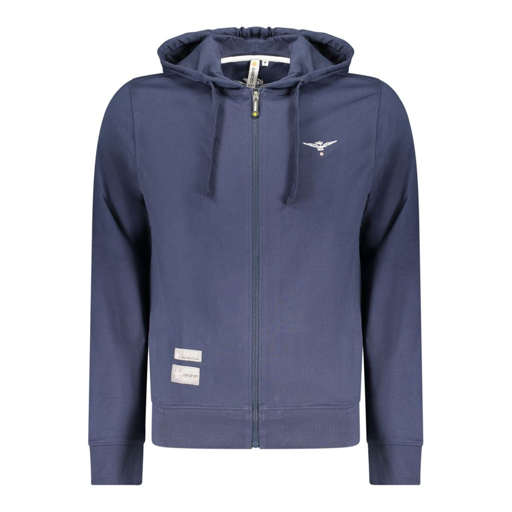 Accademia Militare Blue Cotton Men Hoodie