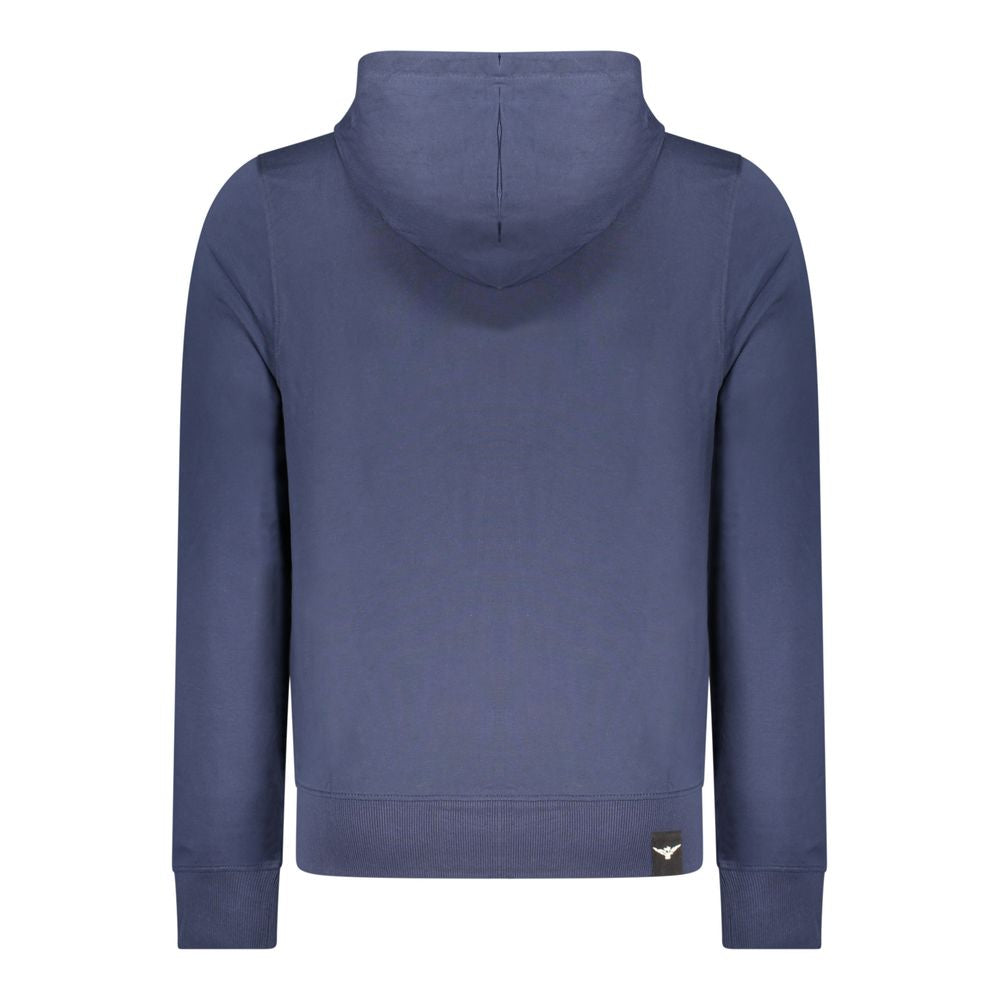 Accademia Militare Blue Cotton Men Hoodie