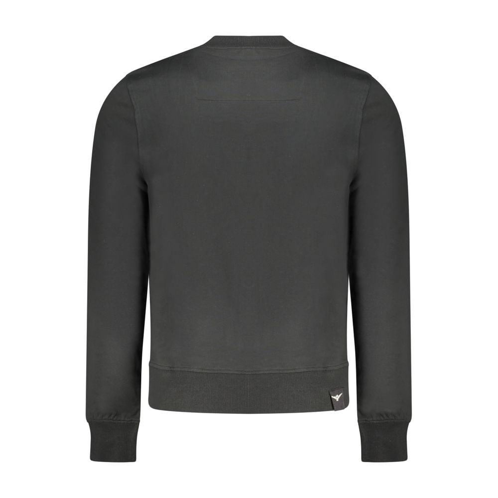 Accademia Militare Black Cotton Sweatshirt